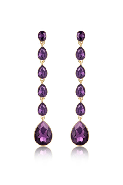 Crystallized Drop Earrings