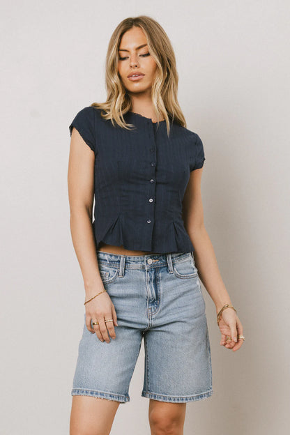Lillian Distressed Denim Shorts FINAL SALE