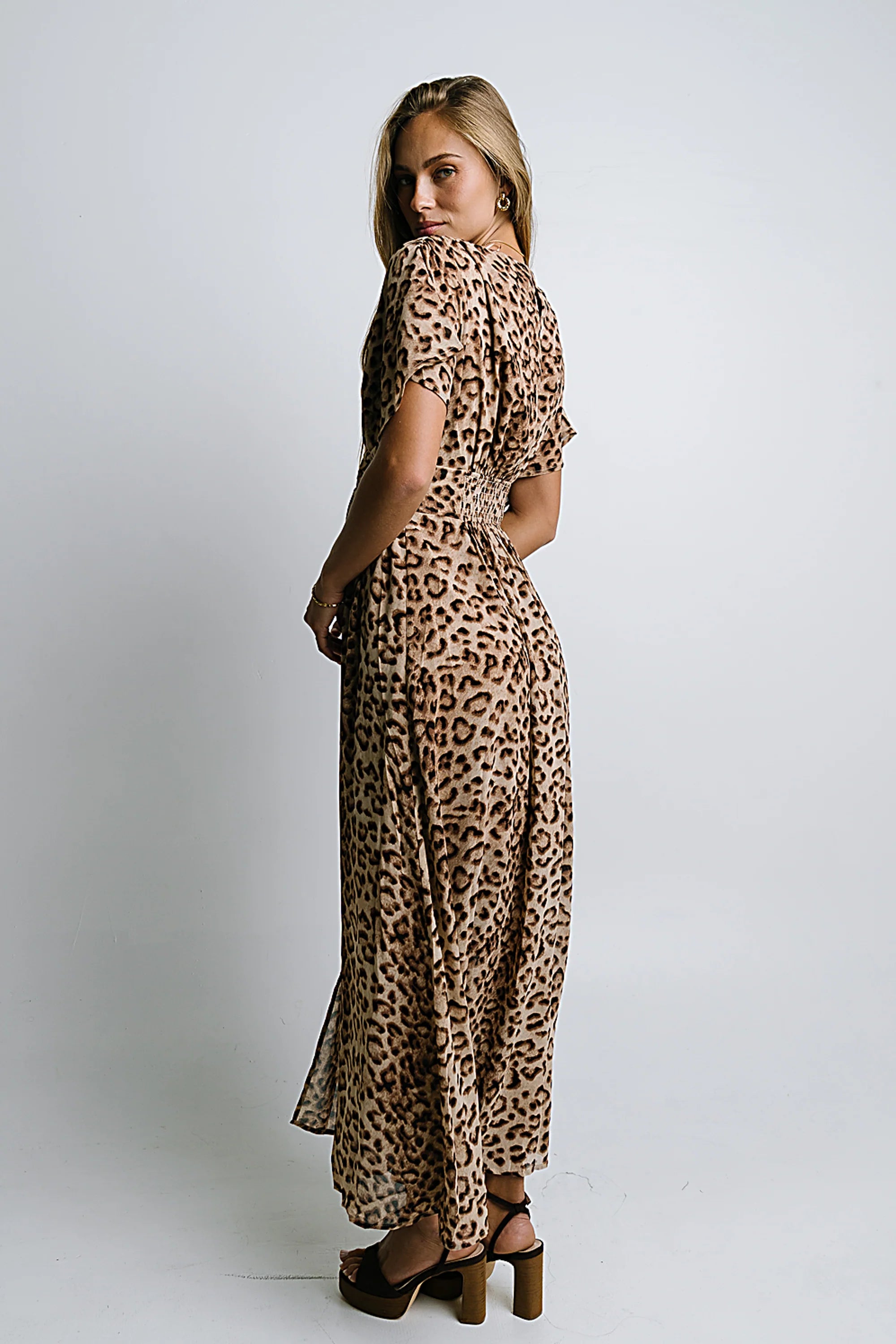 Wrenna Leopard Maxi Dress