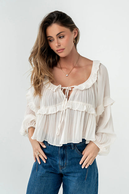 Mina Sheer Blouse