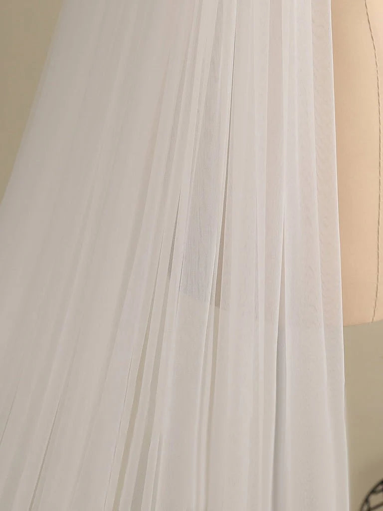 Cute Butterfly Cathedral Veil Bridal Veil Wedding Veil