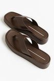 Lola Platform Sandal in Brown