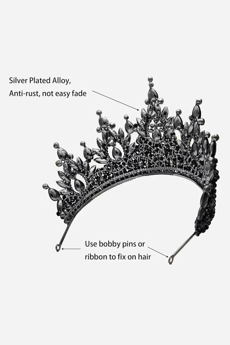 Pink Rhinestone Queen Tiara