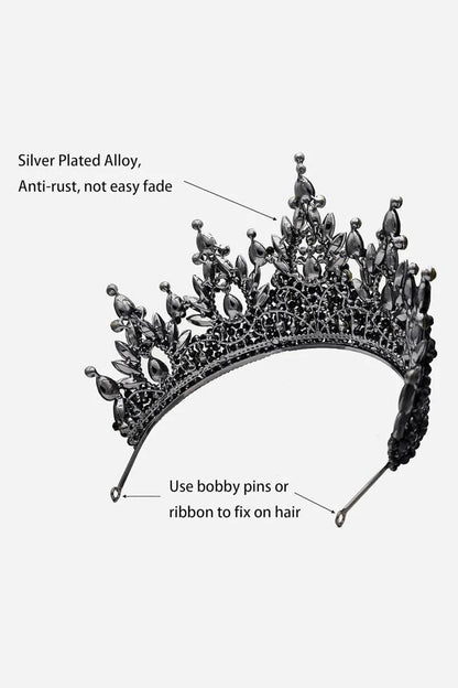 Pink Rhinestone Queen Tiara