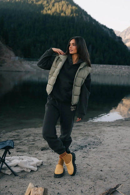 Out of Office Sweatpants in Charcoal FINAL SALE
