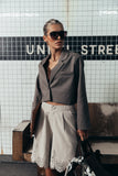 Crystal Cropped Blazer