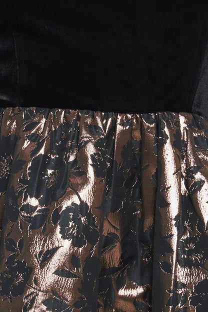 CELEBRATION NIGHT VELVET MINI DRESS