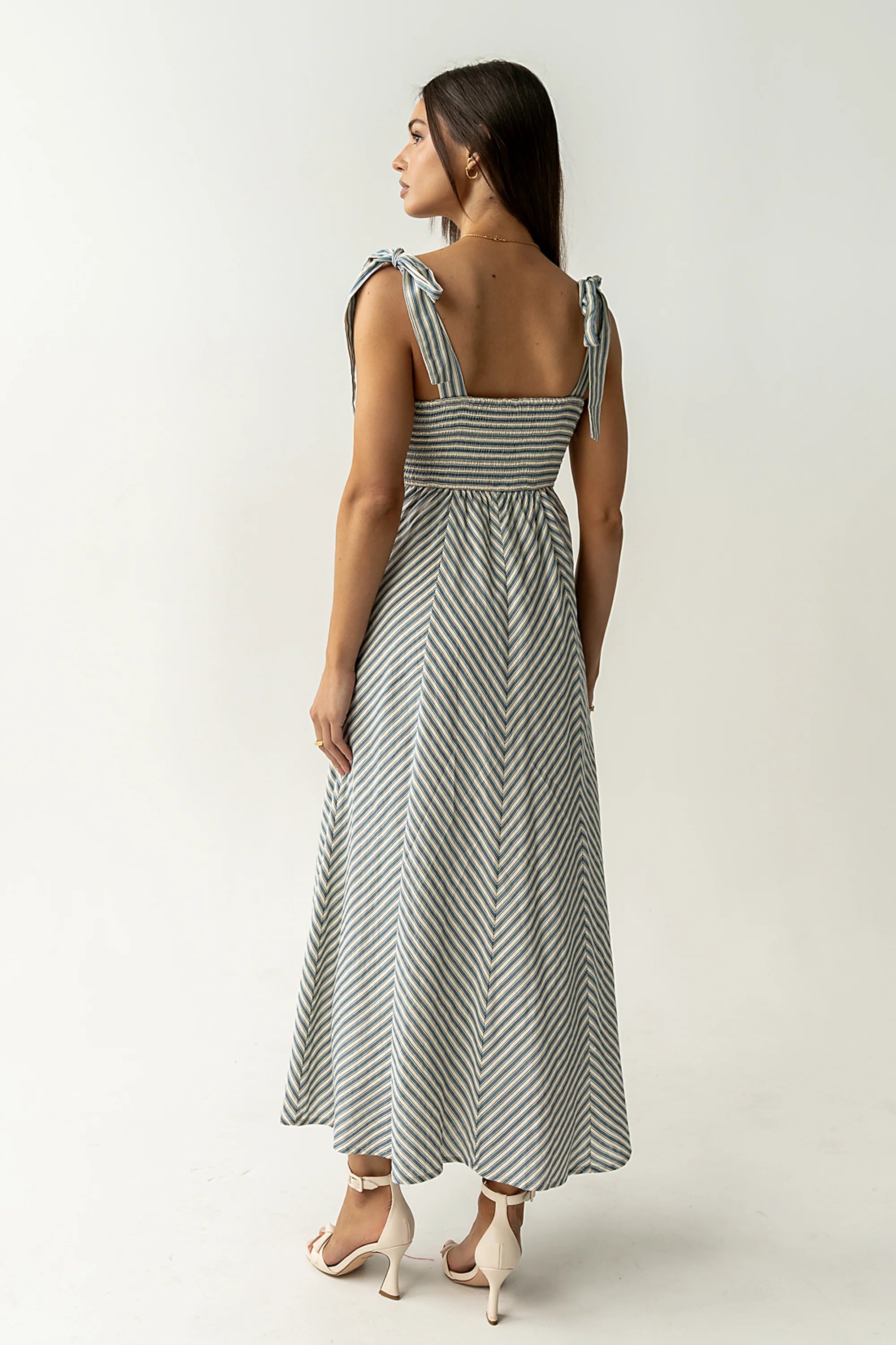 Michelle Striped Maxi Dress