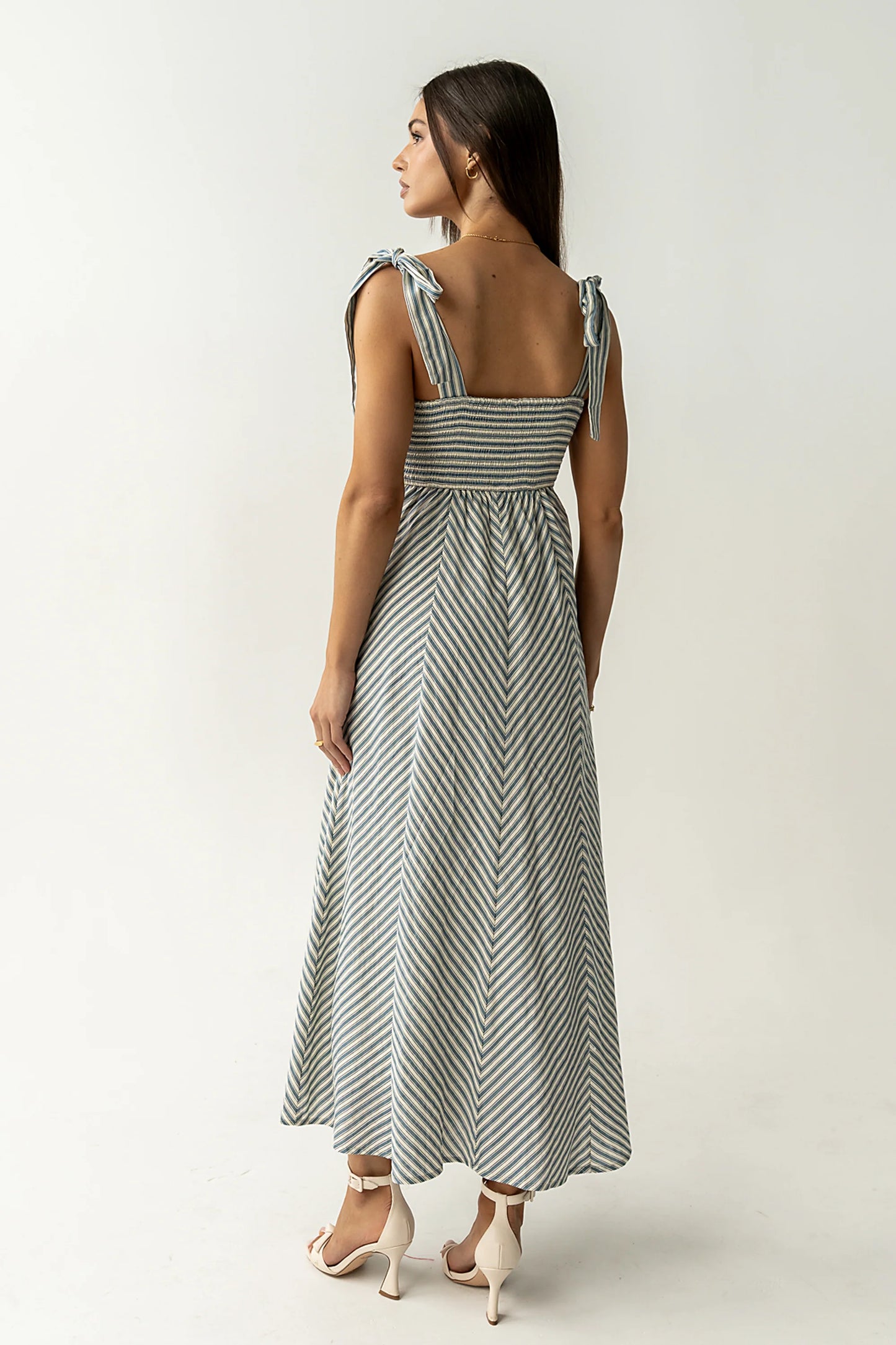 Michelle Striped Maxi Dress