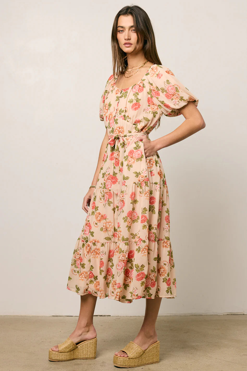 Patricia Floral Midi Dress FINAL SALE