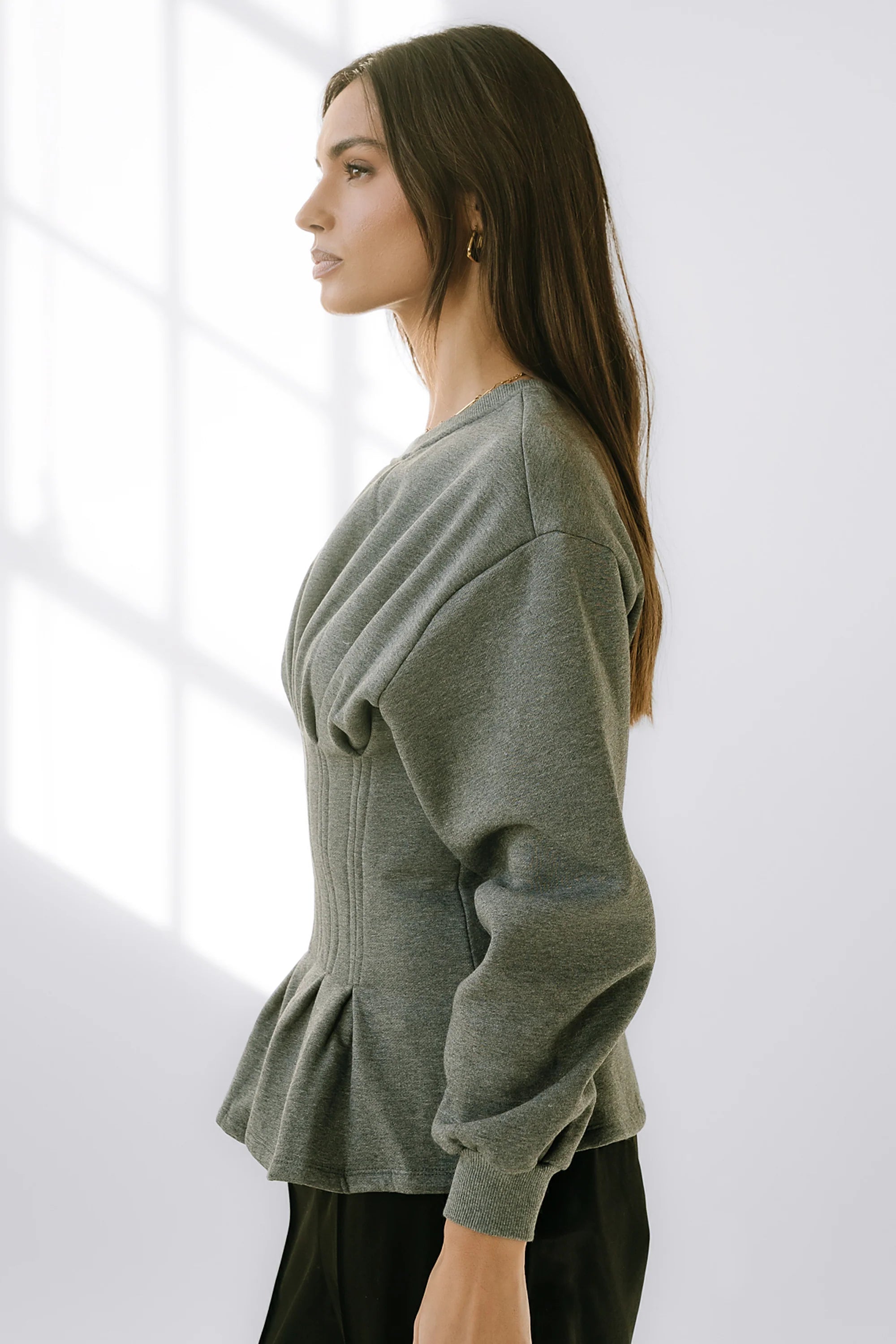 York Pleated Sweater FINAL SALE