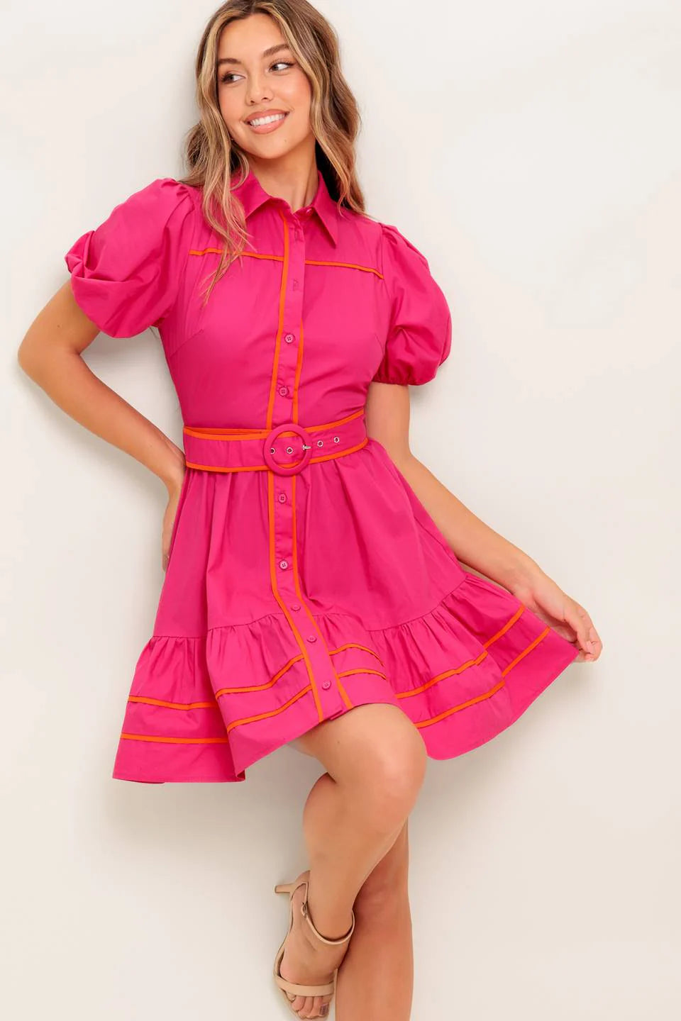 VIVA MINI DRESS FUCHSIA