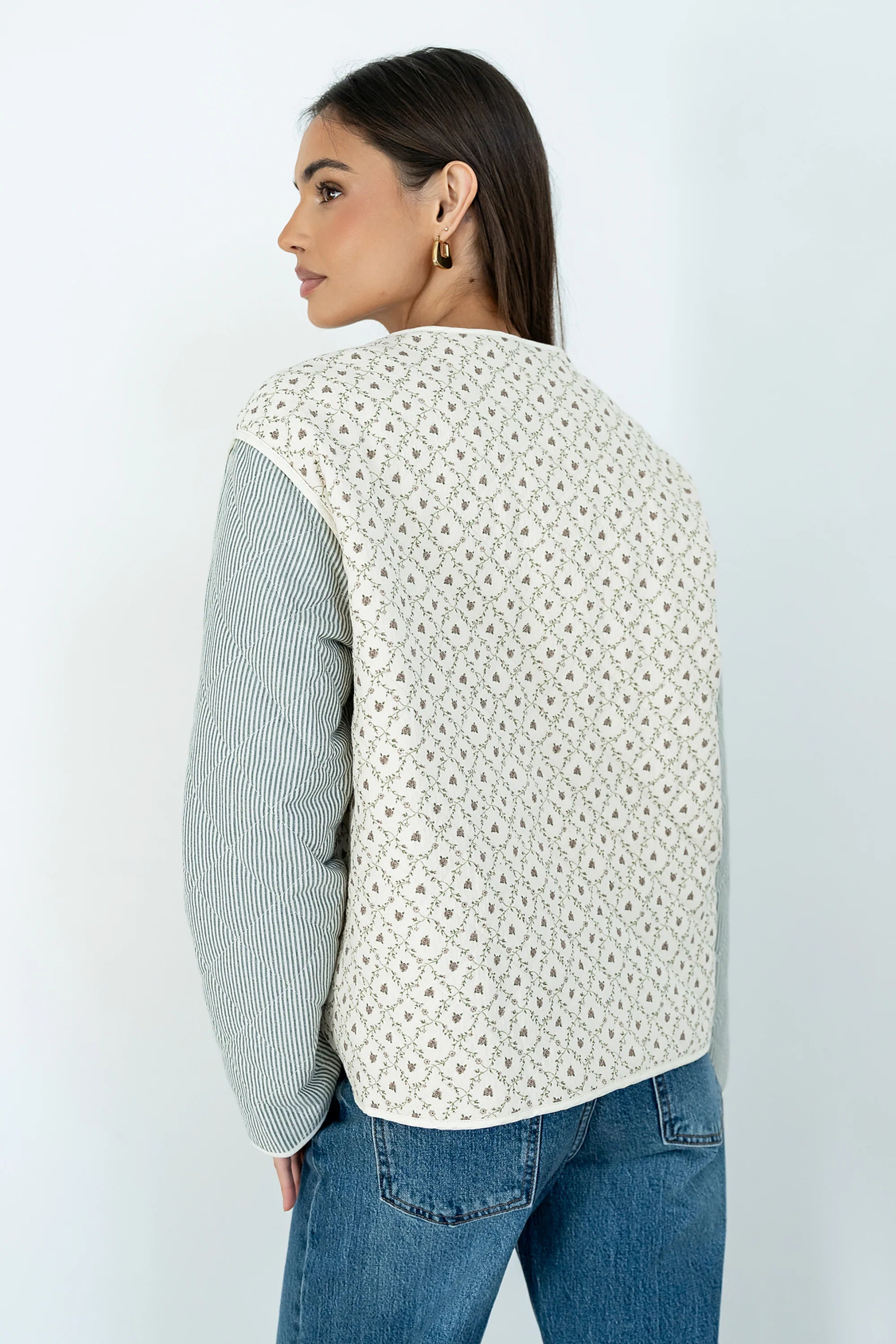 Lucas Quilted Jacket in Forest