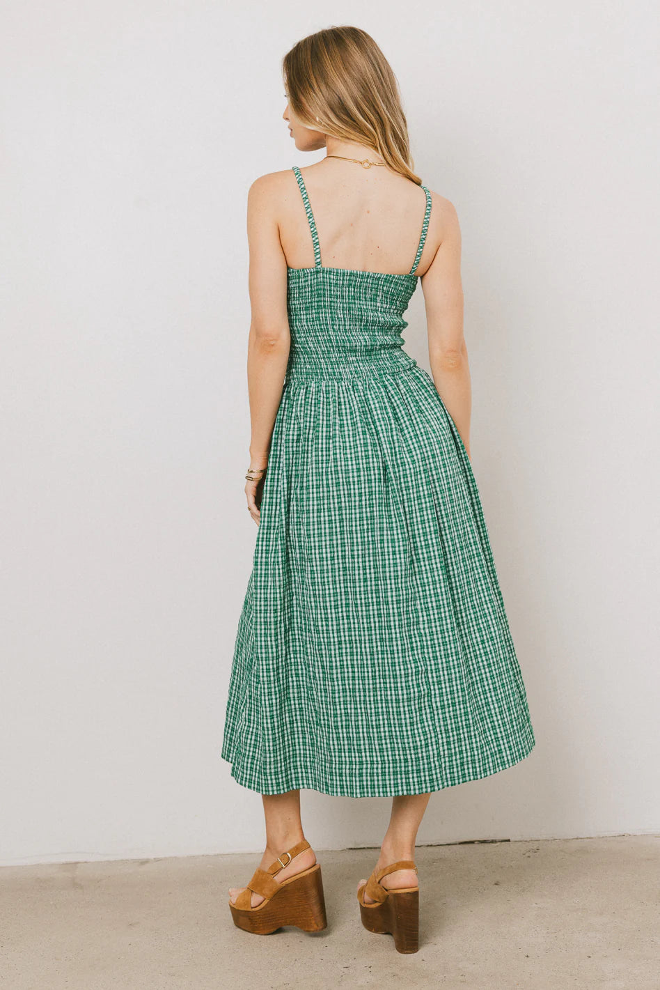 Reid Plaid Midi Dress FINAL SALE