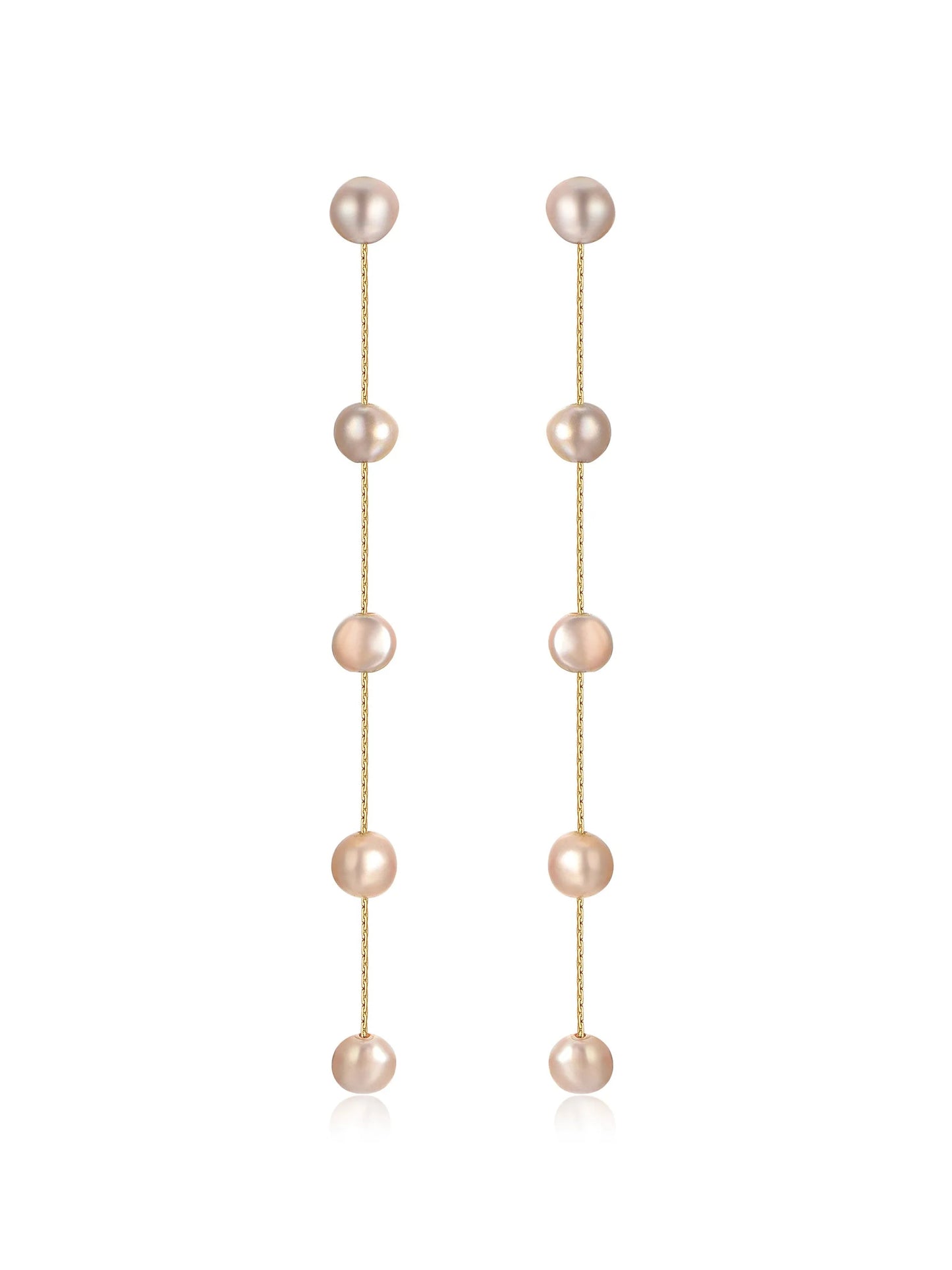 Dripping Pearl Delicate Drop Earrings