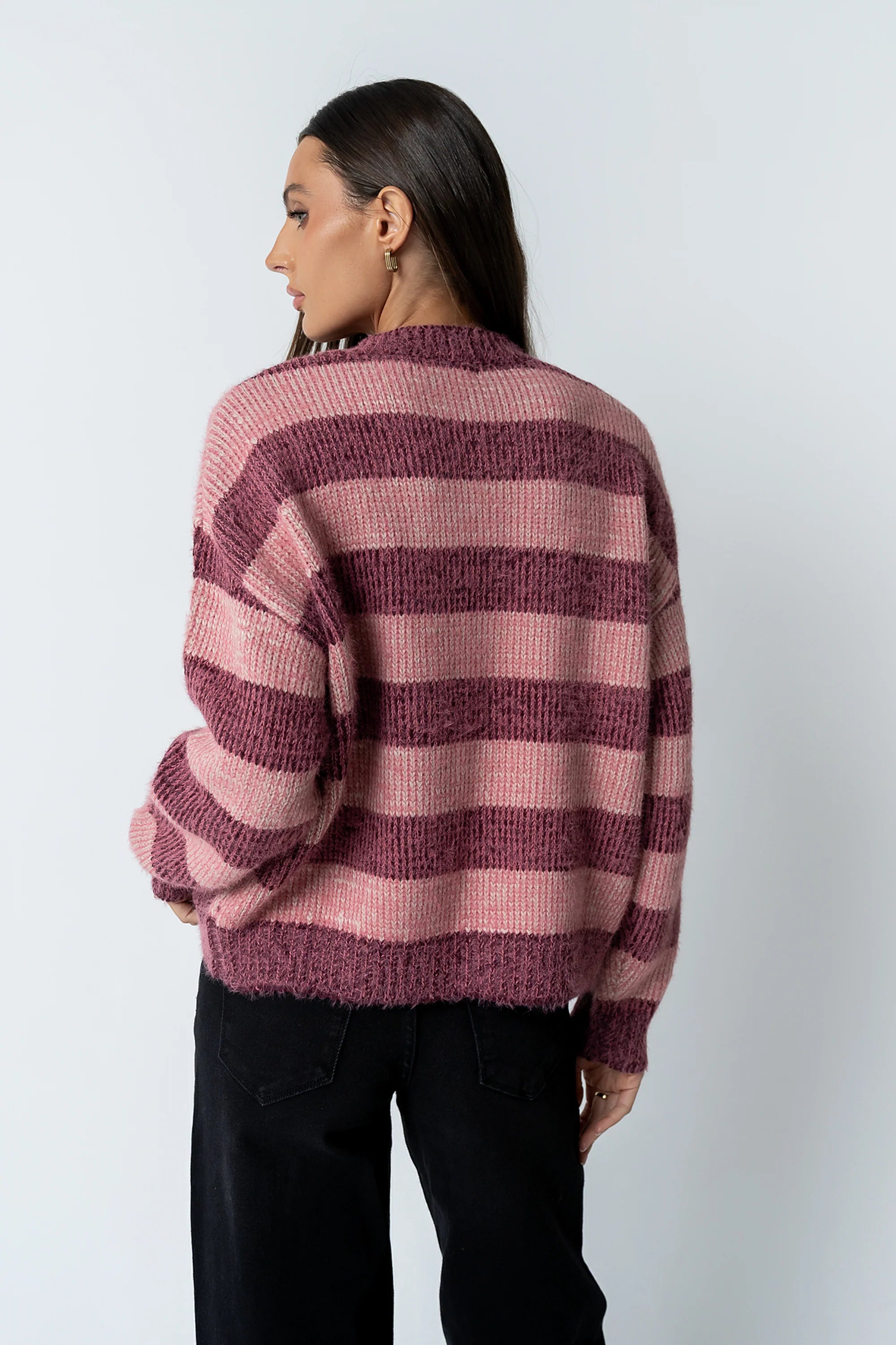 Russel Oversized Sweater in Pink