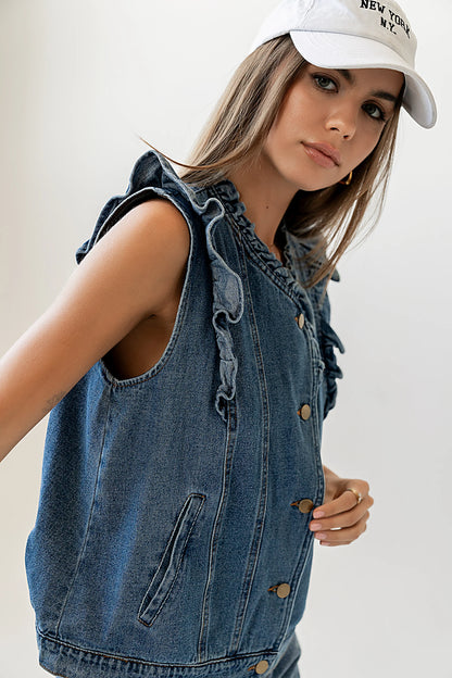 Kyler Denim Vest