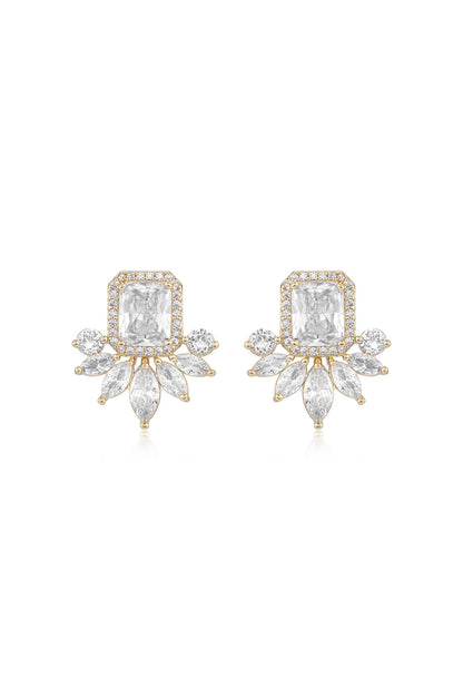 Shine Crystal Stud Earrings