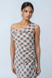Renae Plaid Maxi Dress