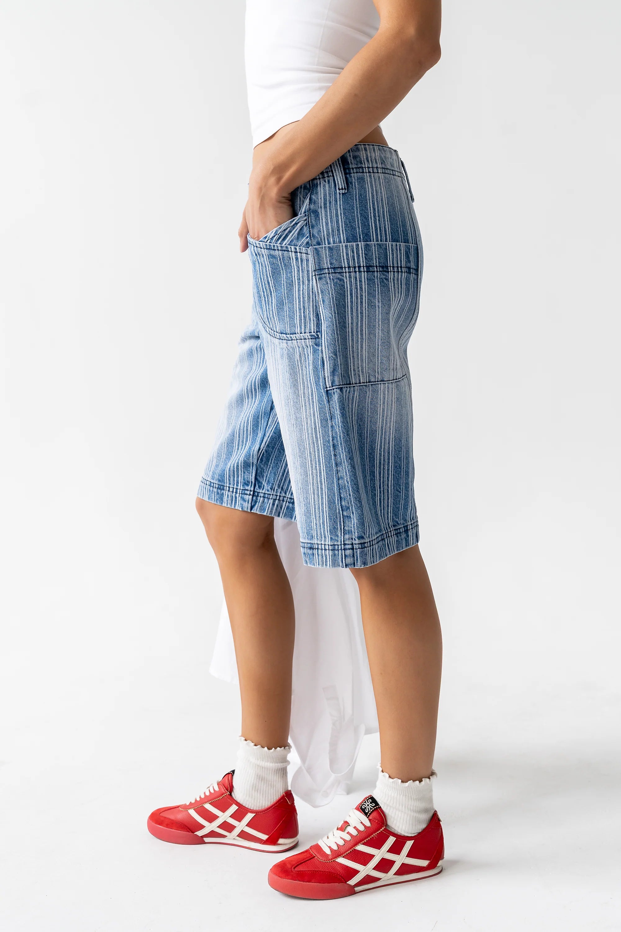Franklin Striped Bermuda Shorts