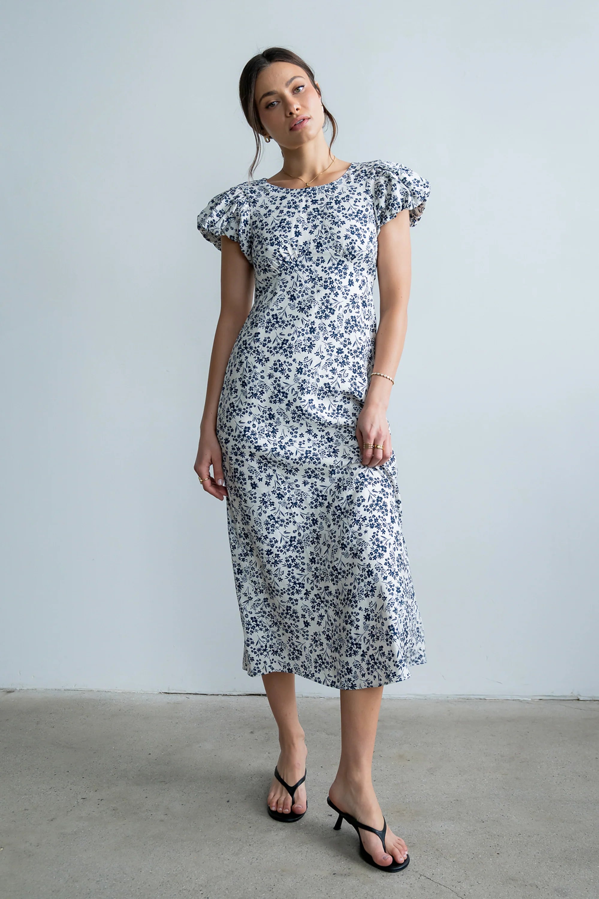 Smith Floral Midi Dress