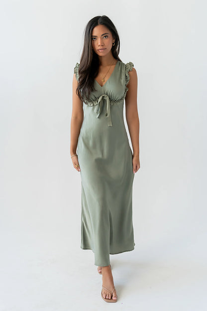 Tracey Maxi Dress in Green