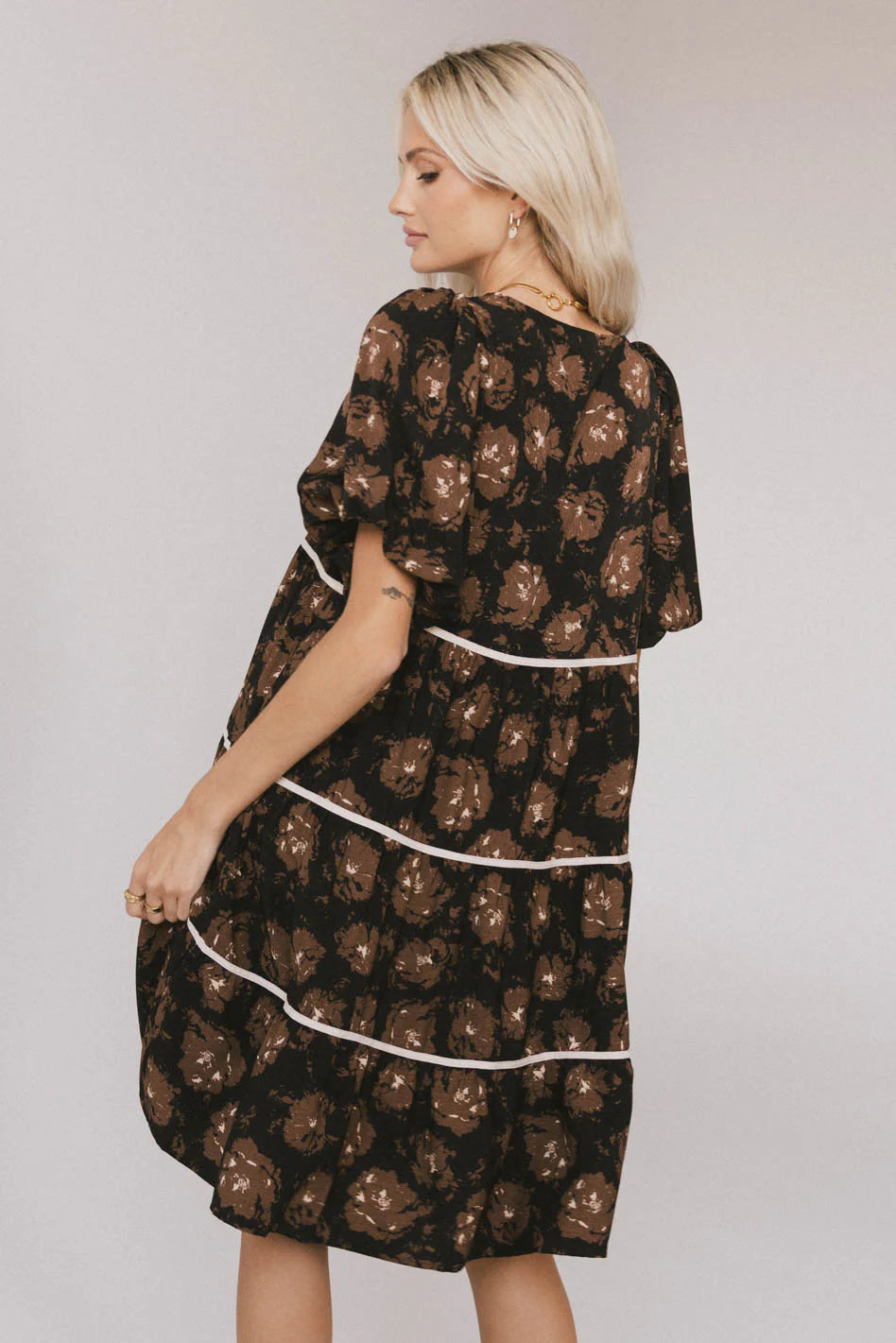 Ostella Floral Midi Dress FINAL SALE