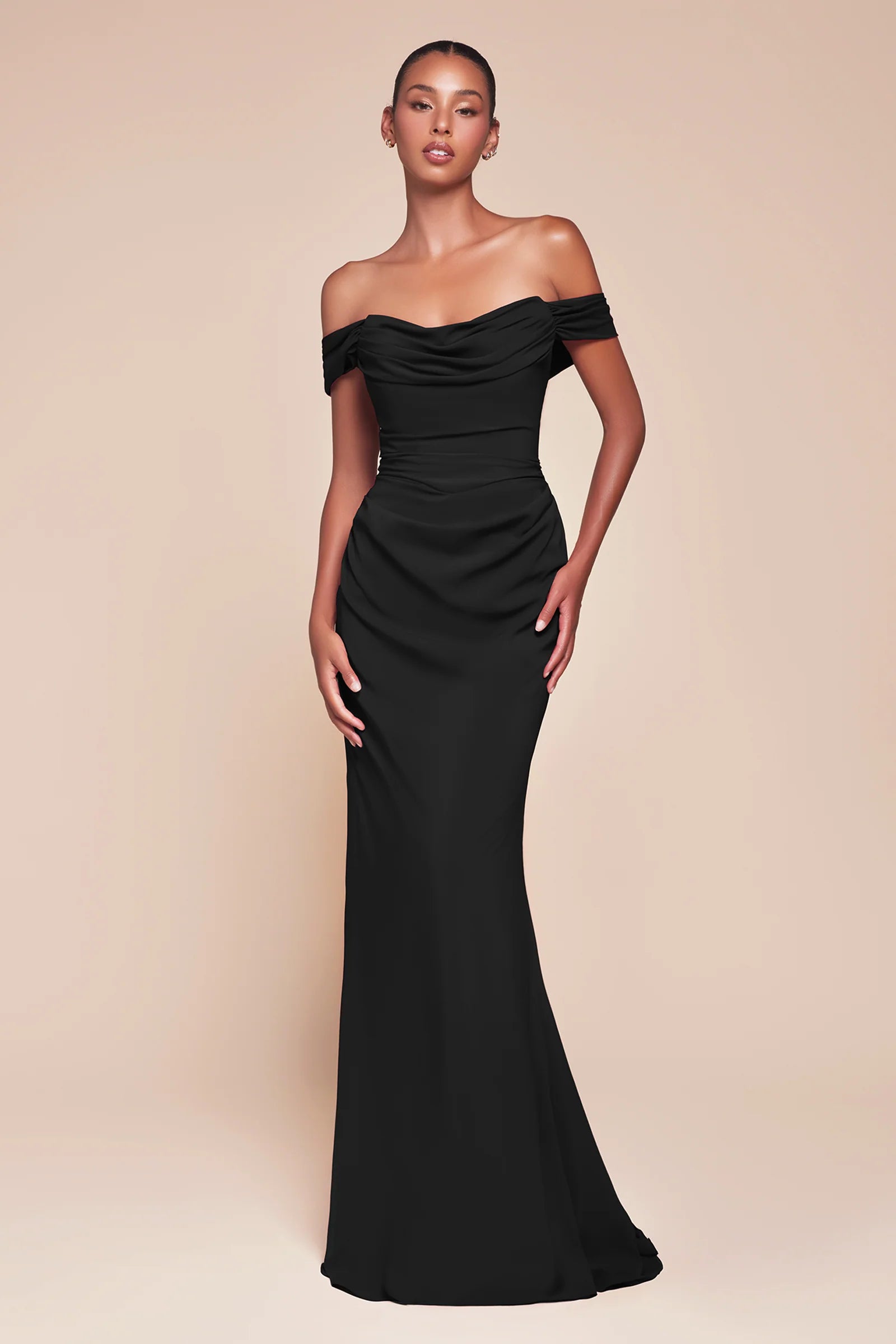 Caitlin Gown Convertible Tie Chiffon Dress