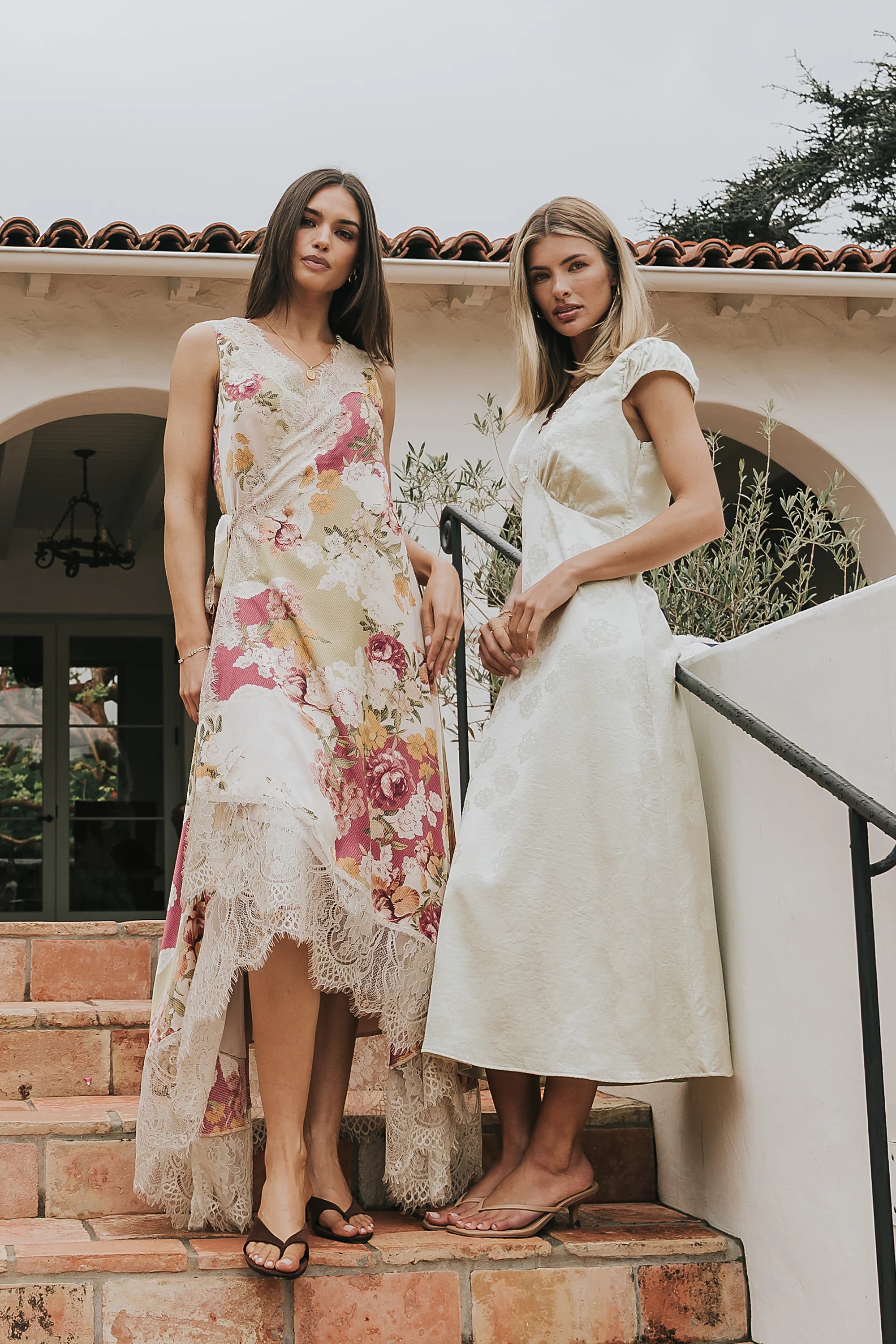 Jackie Floral Midi Dress