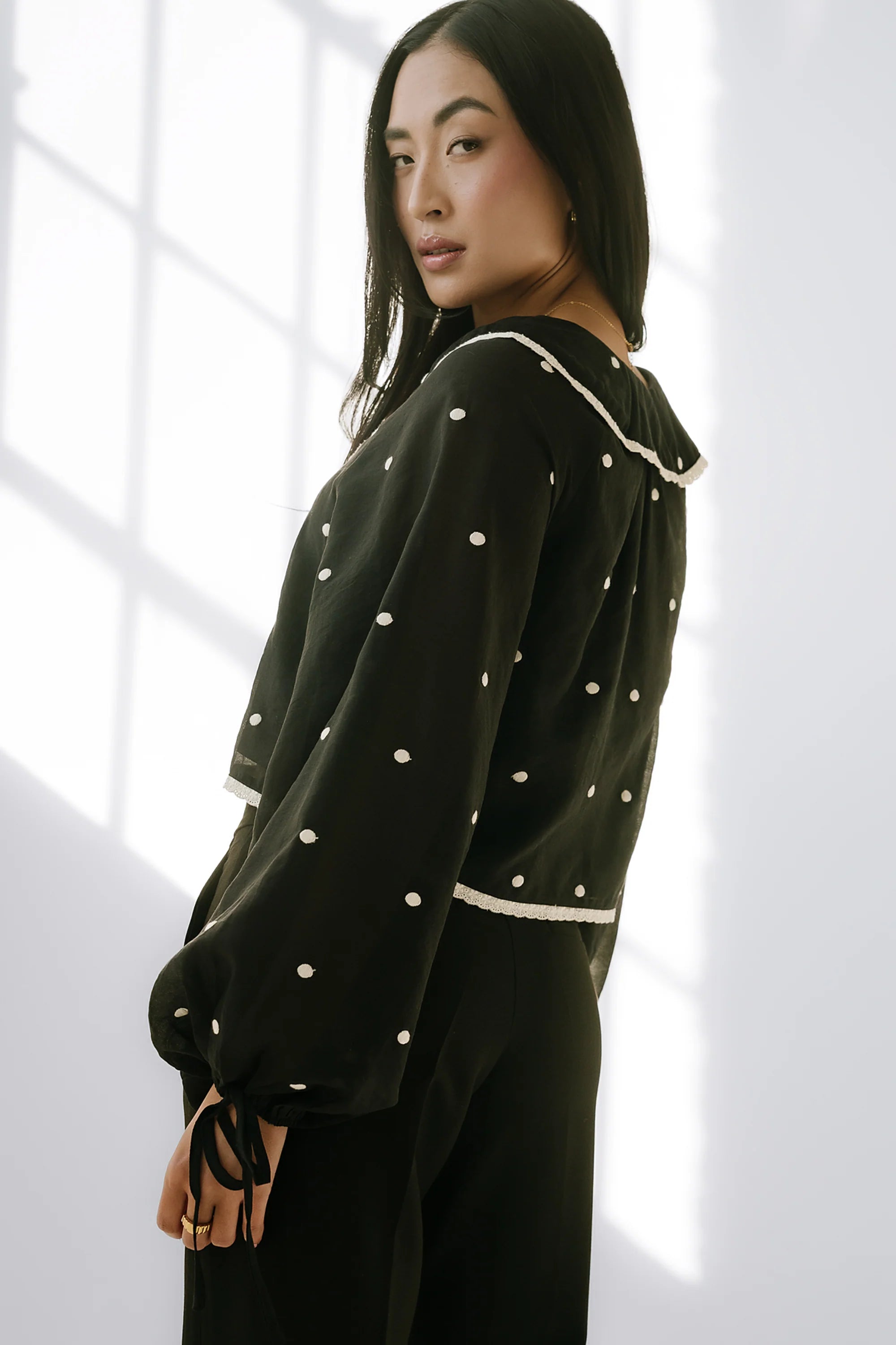 Yara Polka Dot Blouse