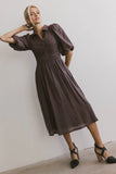 Belen Midi Dress in Mauve FINAL SALE