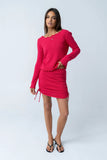 Rustin Textured Mini Skirt