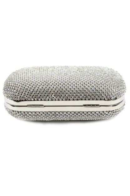 Beautiful Metal With Crystal Rhinestone Adjustable Bridal Purse