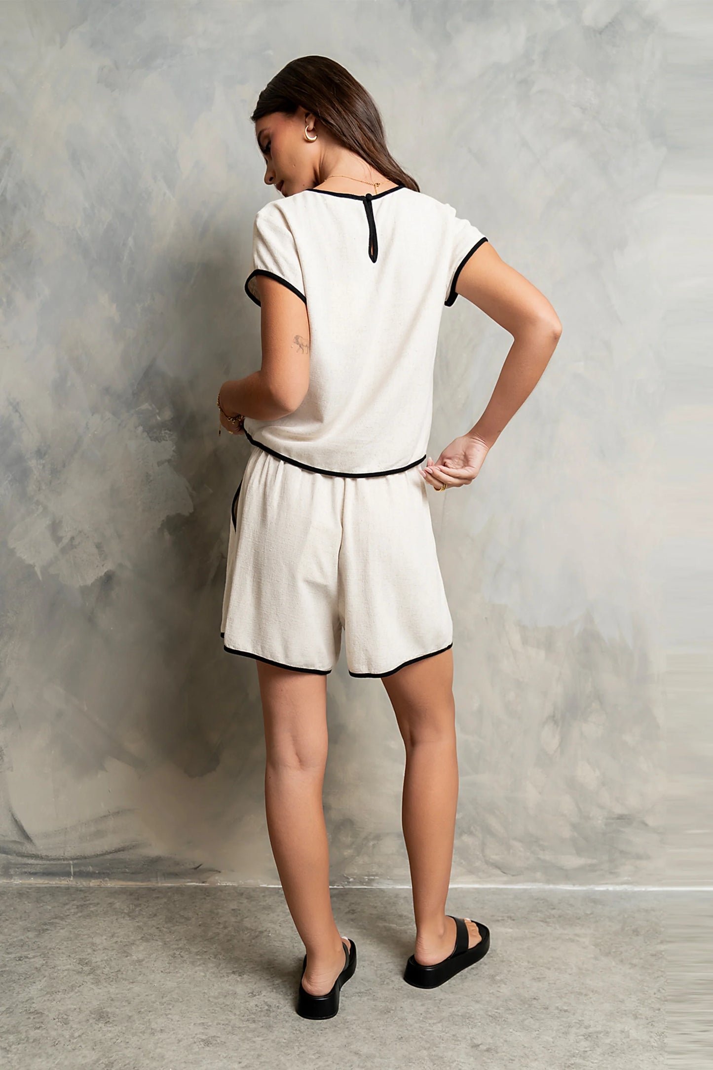 Alayna Contrast Shorts