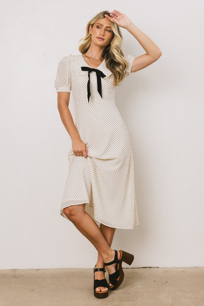 Chloe Polka Dot Midi Dress FINAL SALE