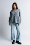 Kaia Knit Cardigan in Heather Grey