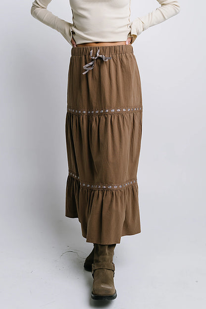 Anika Tiered Maxi Skirt FINAL SALE