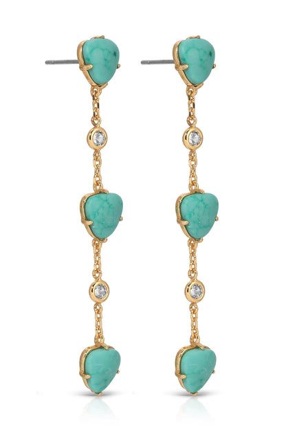 Turquoise Solstice Dangle Earrings