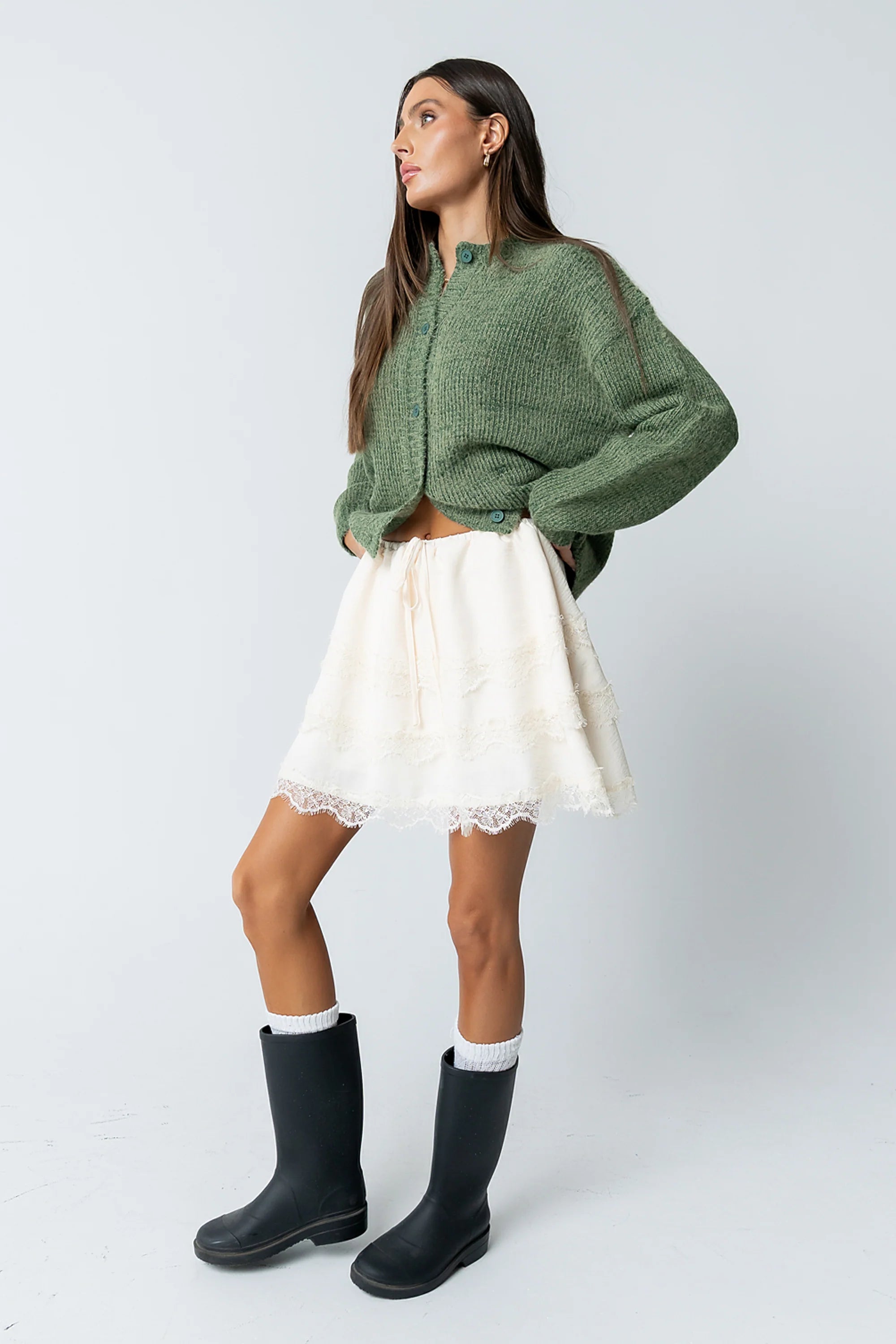 Marsha Lace Mini Skirt FINAL SALE