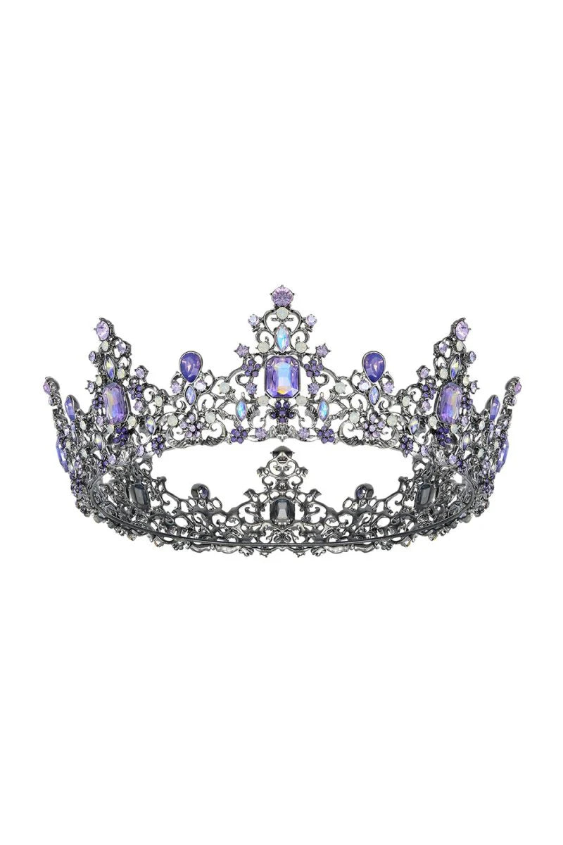 Baroque Colorful Crystal Crown
