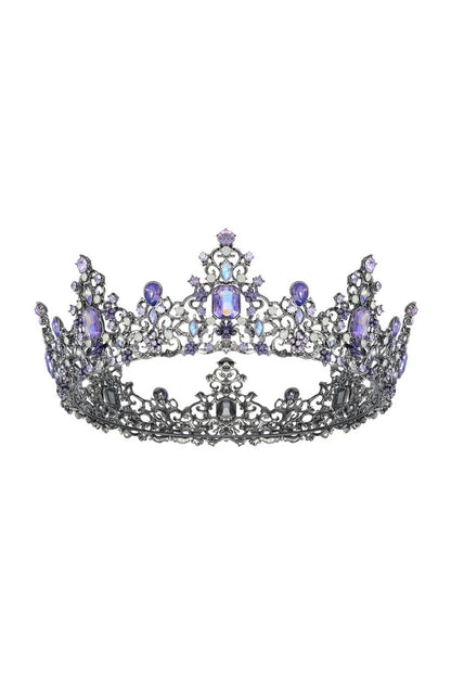 Baroque Colorful Crystal Crown