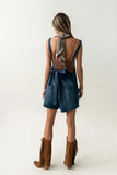 Quincey Denim Shortalls