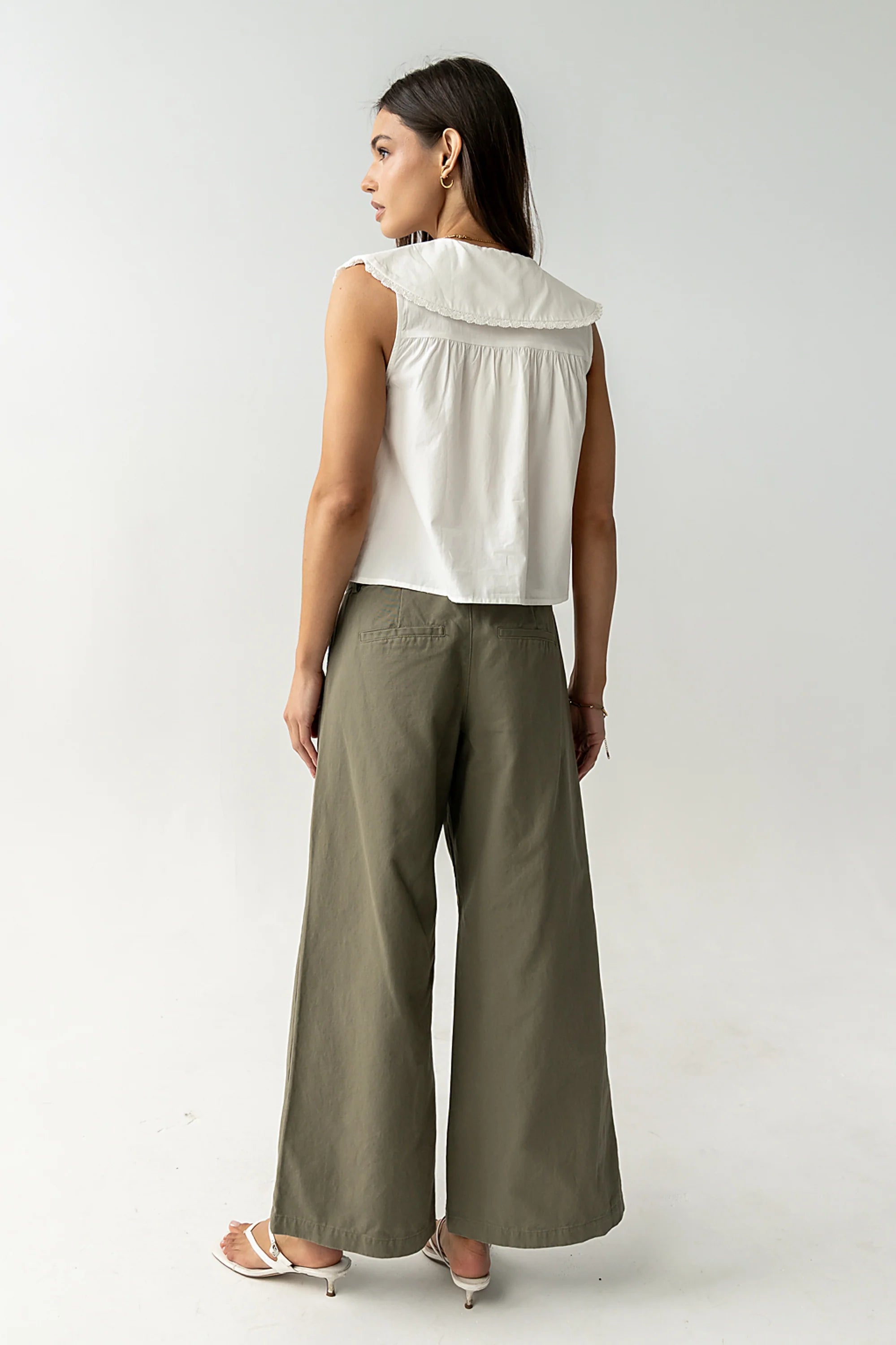 Carlson Collared Top