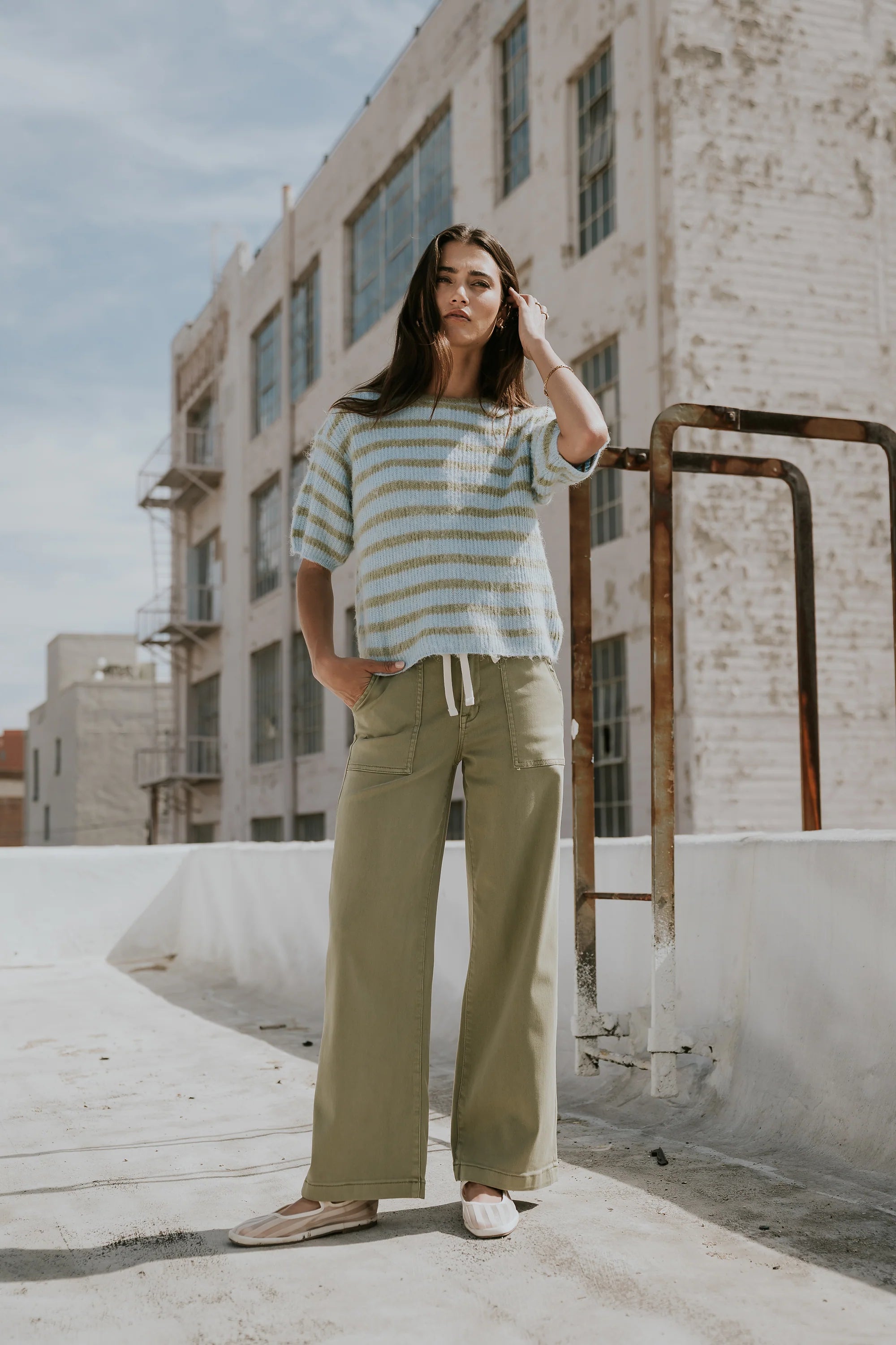 Linny Striped Sweater