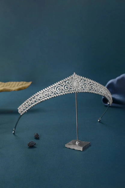 Silver Eternal Zircon Tiara