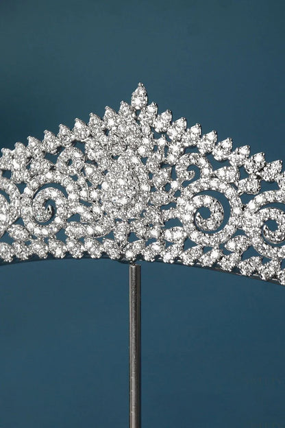 Silver Eternal Zircon Tiara