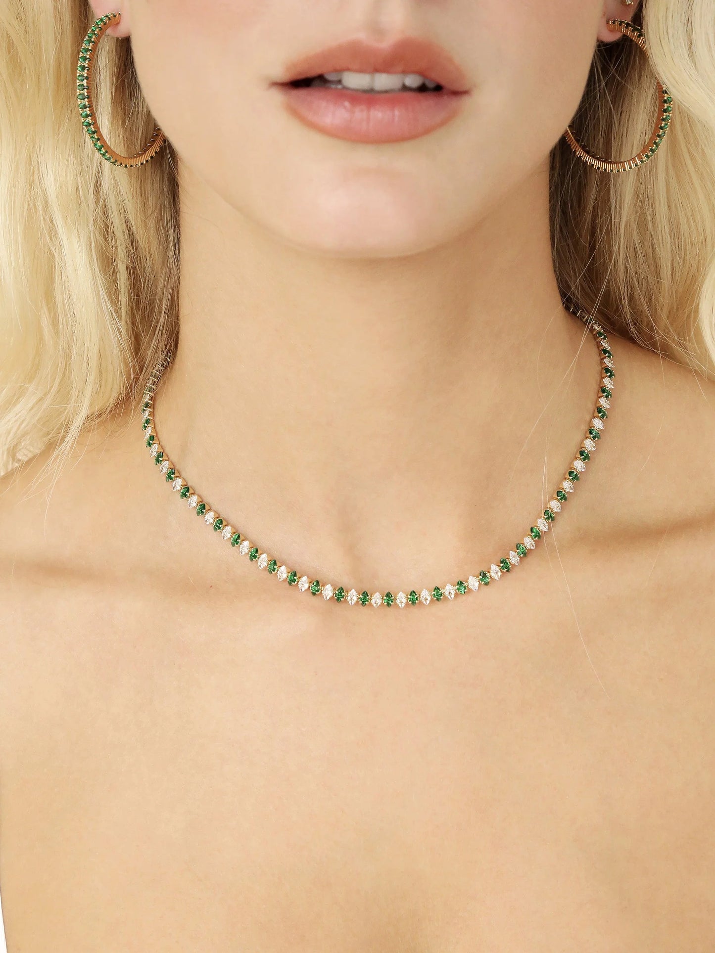 Marquise Crystal Necklace