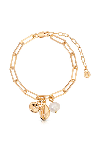 Golden Shore Charm Bracelet