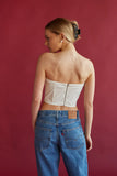 Tate Strapless Contrast Corset Top