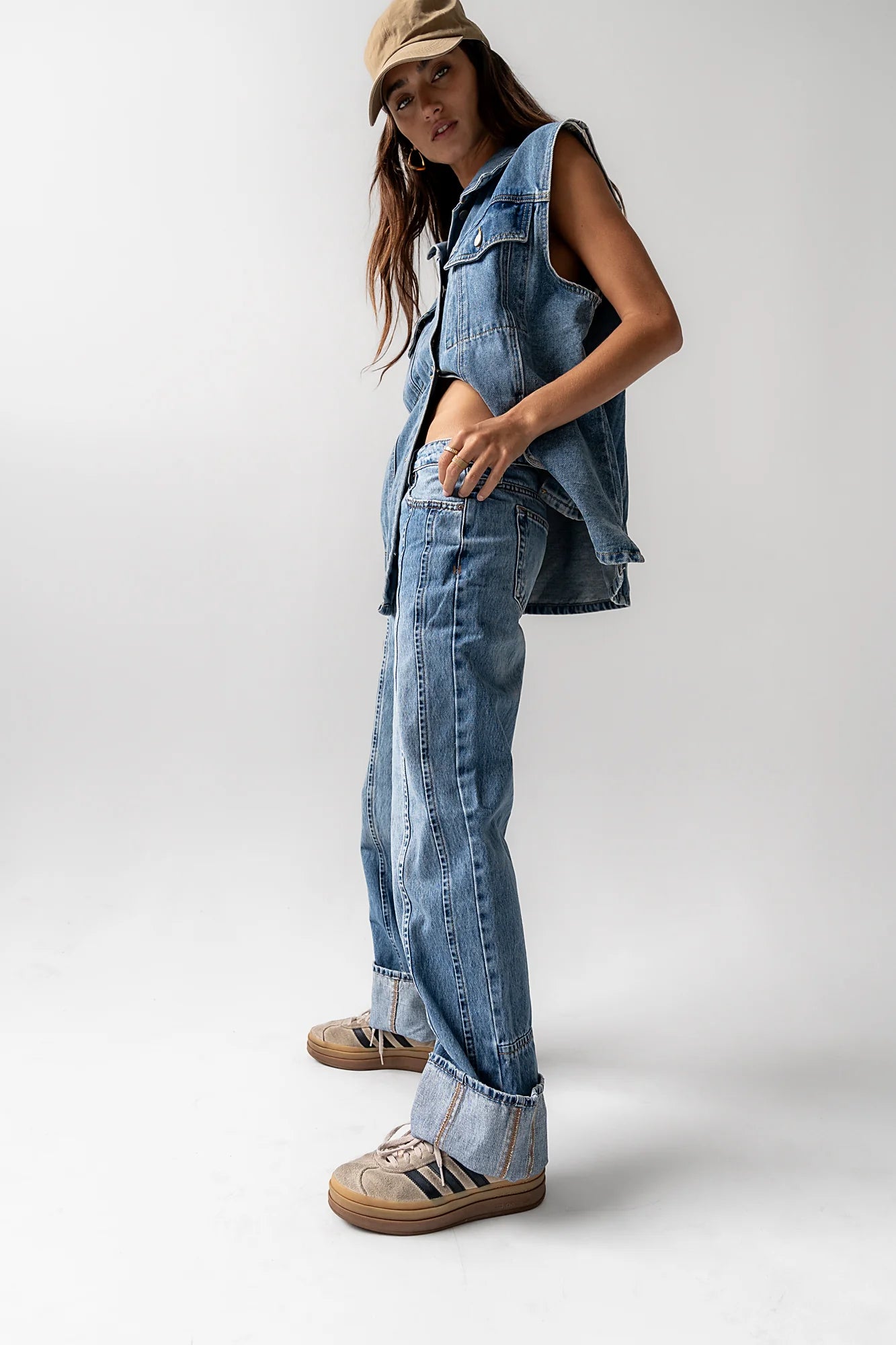 Amina Relaxed Wide Leg Jeans FINAL SALE